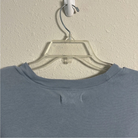 Madewell Women’s Med Blue T-Shirt It Comes In Waves 100% Cotton Short Sleeves - Picture 7 of 11